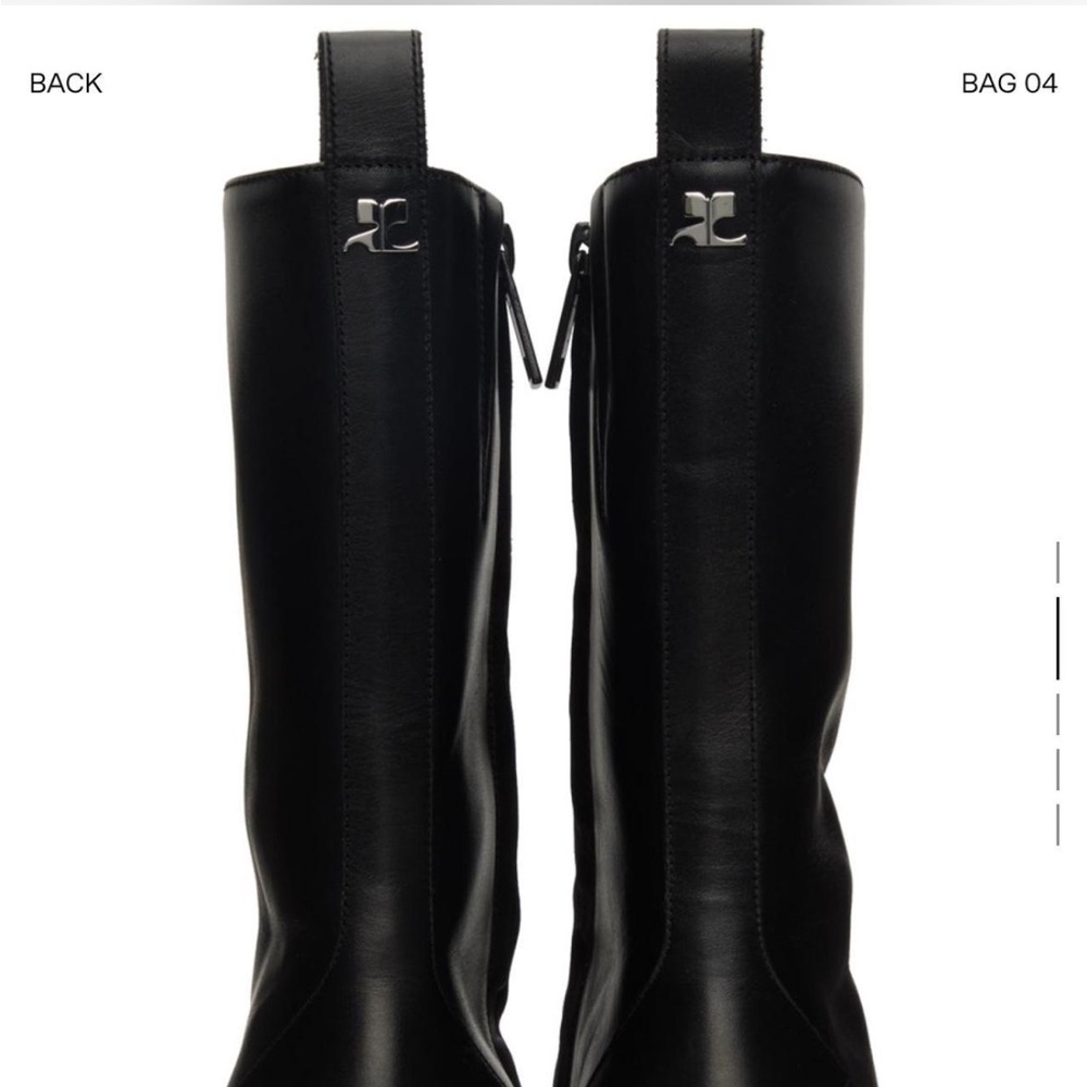 Courreges leather boots